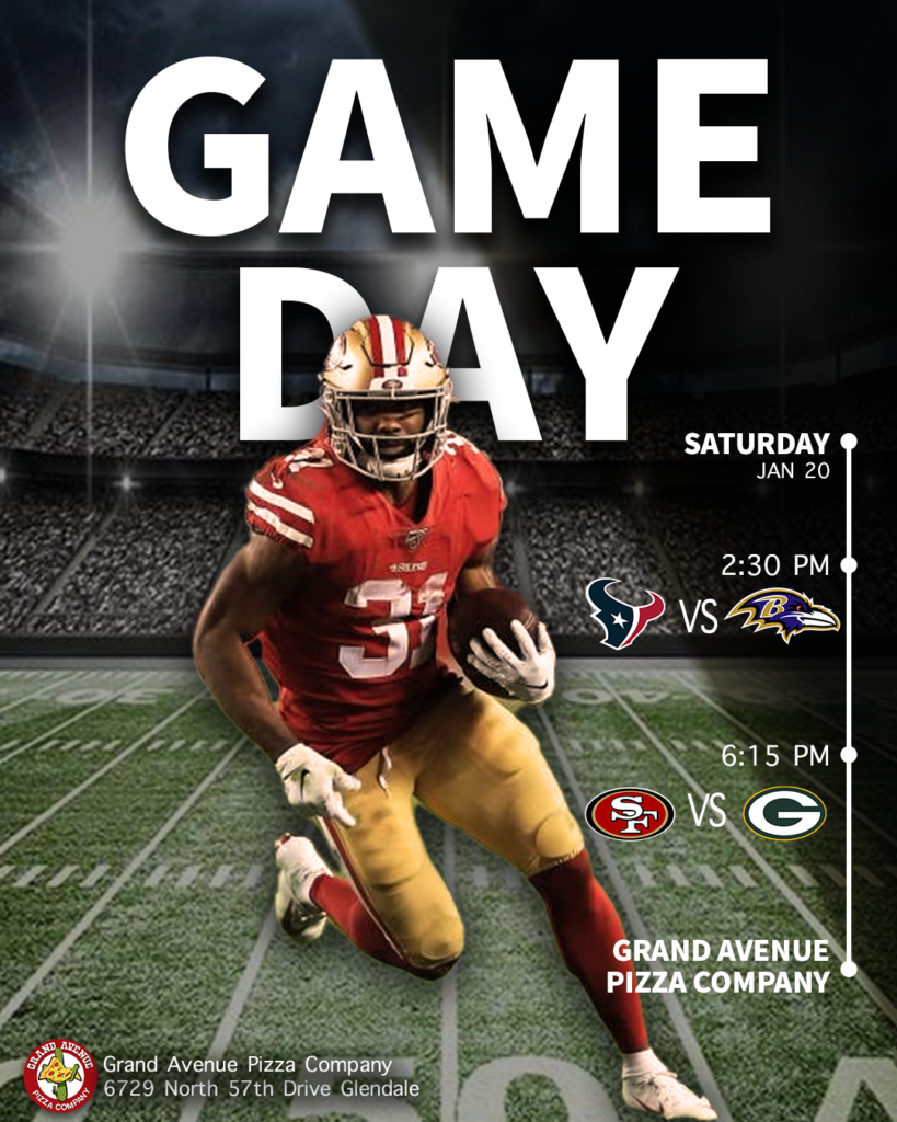 Graphic Design Social Media Sports Game Watch Party Flyer